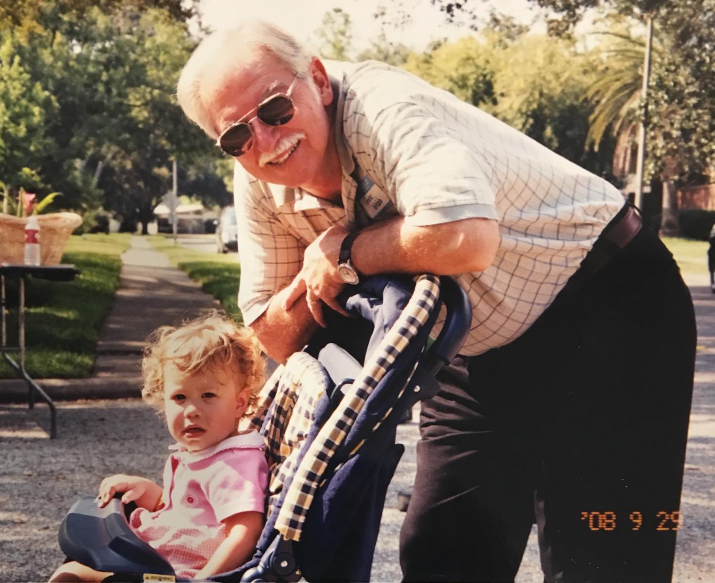 With Rachel Wright, summer 2002