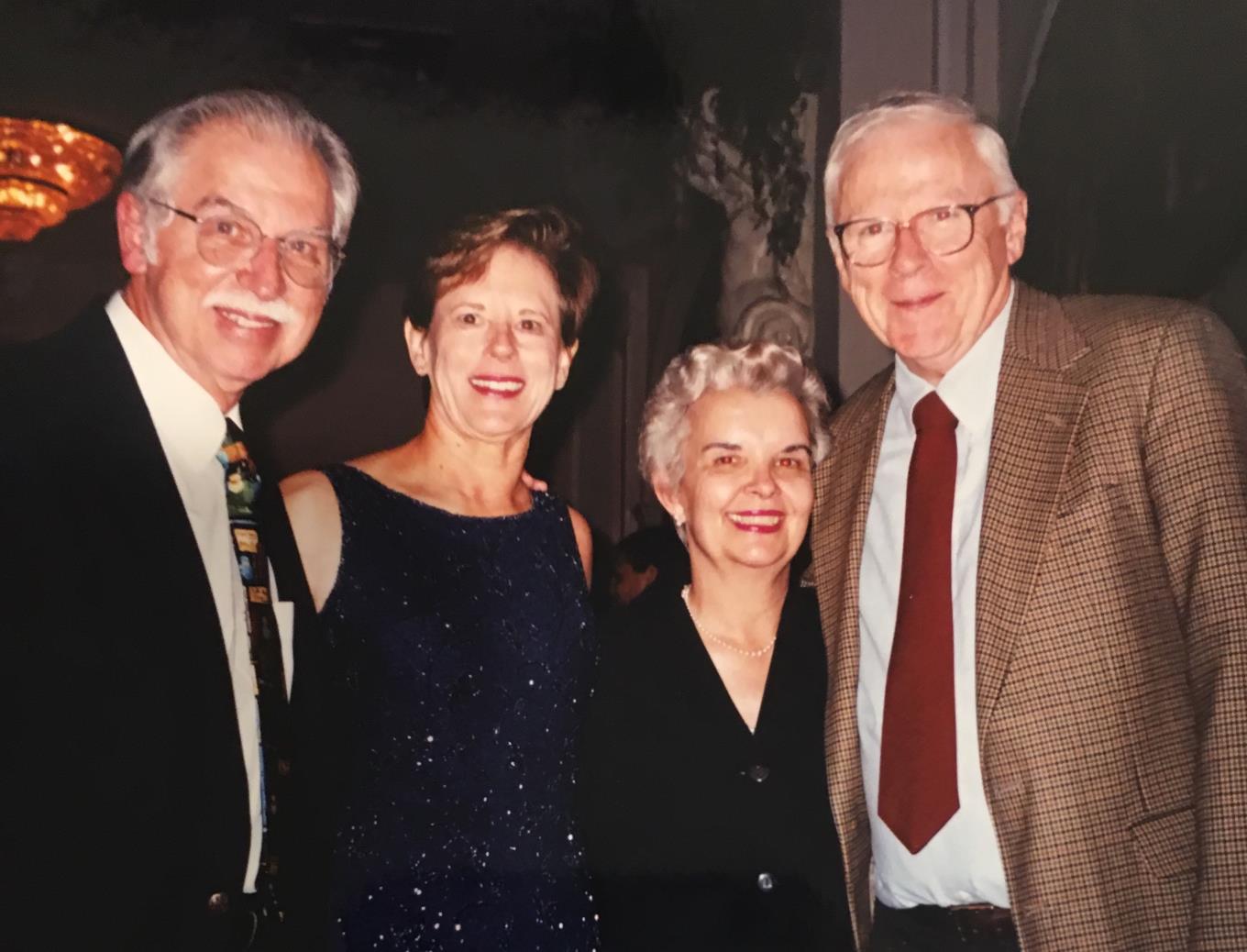 With Anne and Paul Carty, 2002