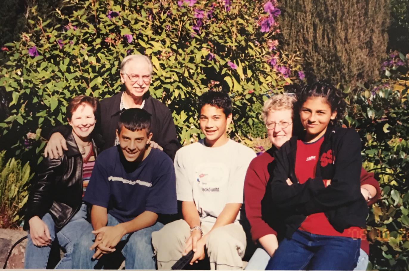 Sausalito, CA with Pat Simon, Andy and Cate, 2002