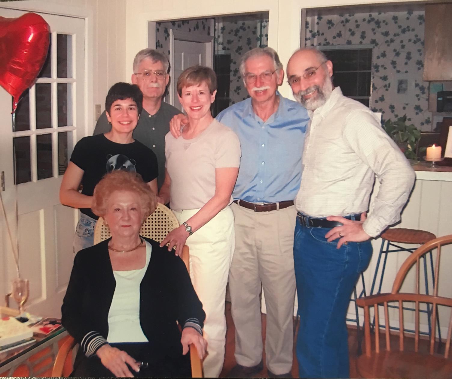 Valentine's Day with our neighbors, 2003