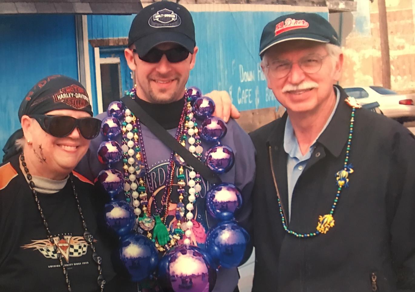 Port Arthur Mardi Gras, 2003, with Judith Starke and Gary Richard