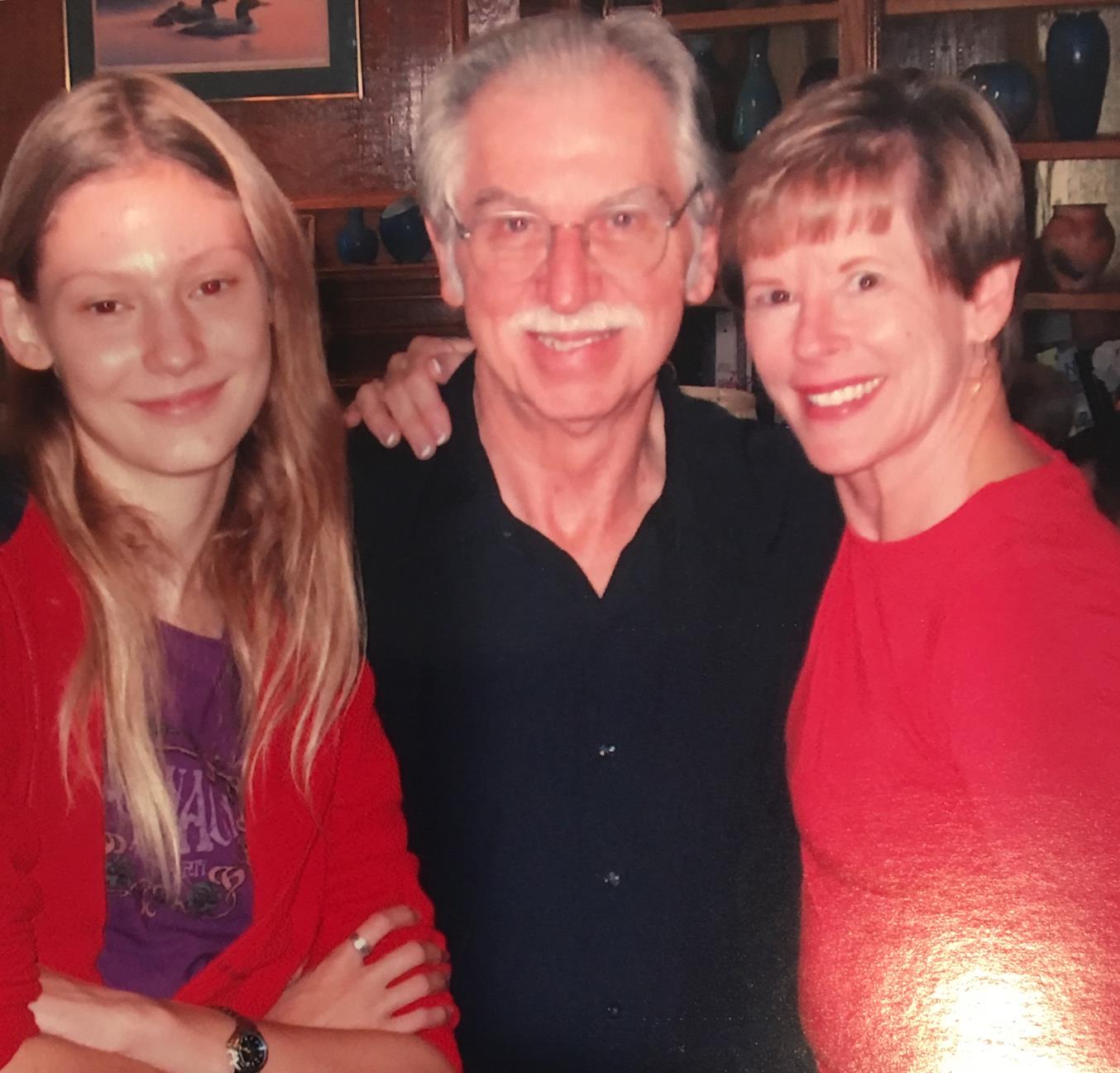 With our niece, Jessica Fox, 2004