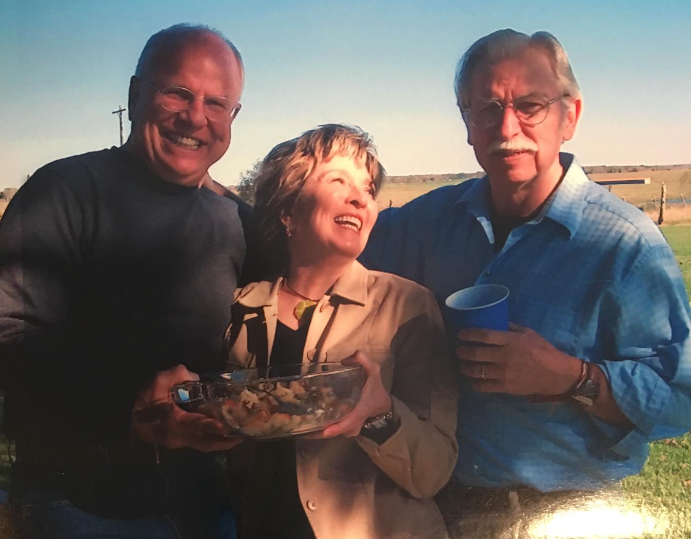 With Mary Ellen Wyble McRedmond and her husband, fall 2004