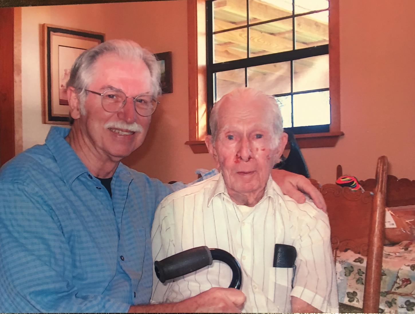 With Irving Wyble, Sr. November, 2003