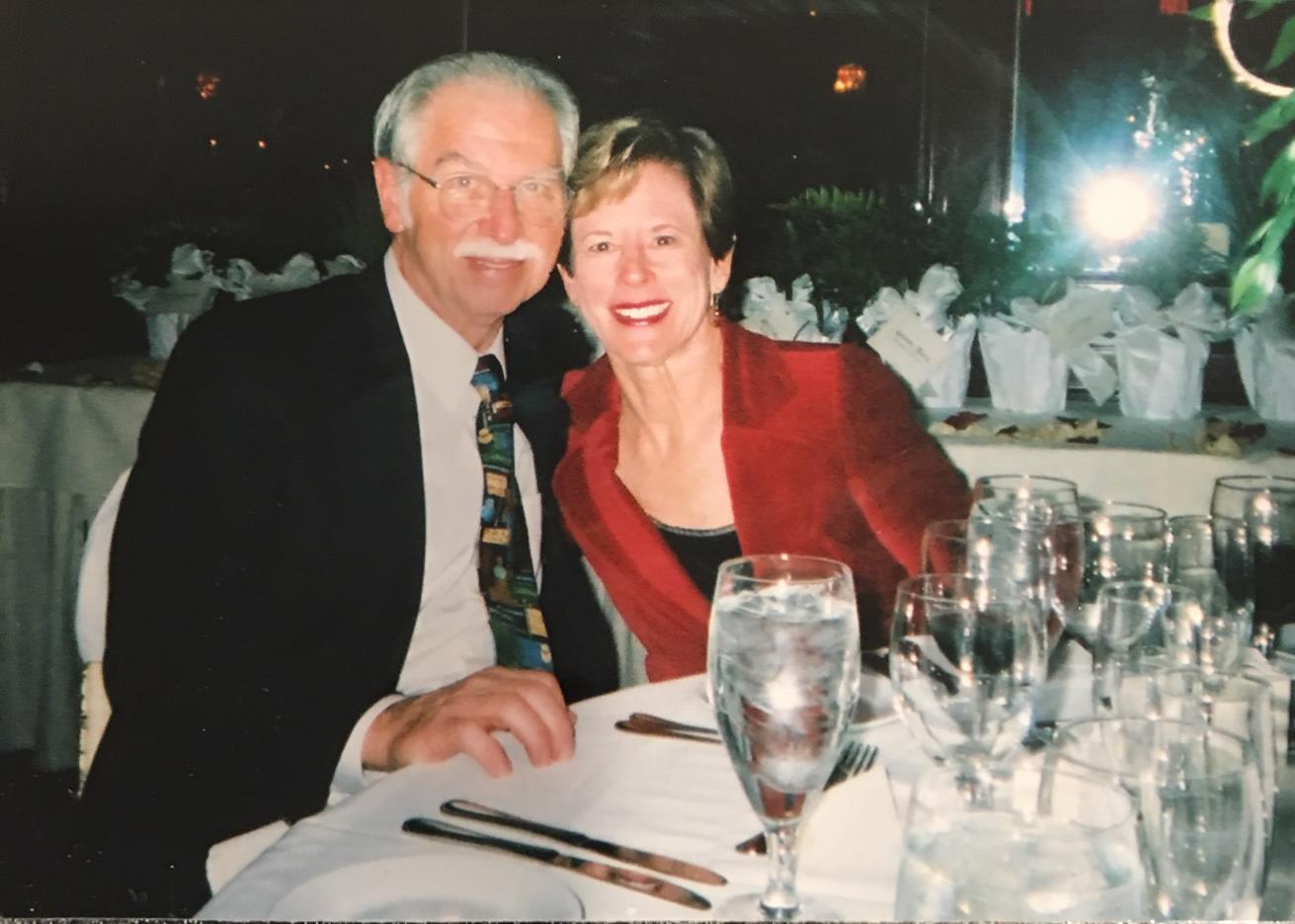 At Janet and Rick Ireland's wedding, December 23, 2004