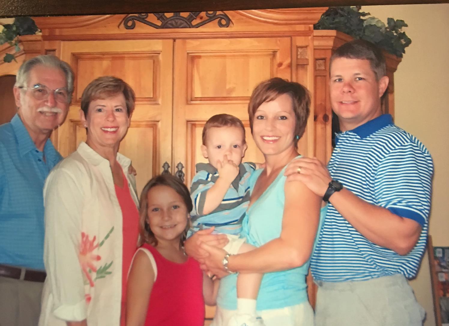 With Kevin, Kim, Mackenzie and Grant Rudolph, Labor Day 2005