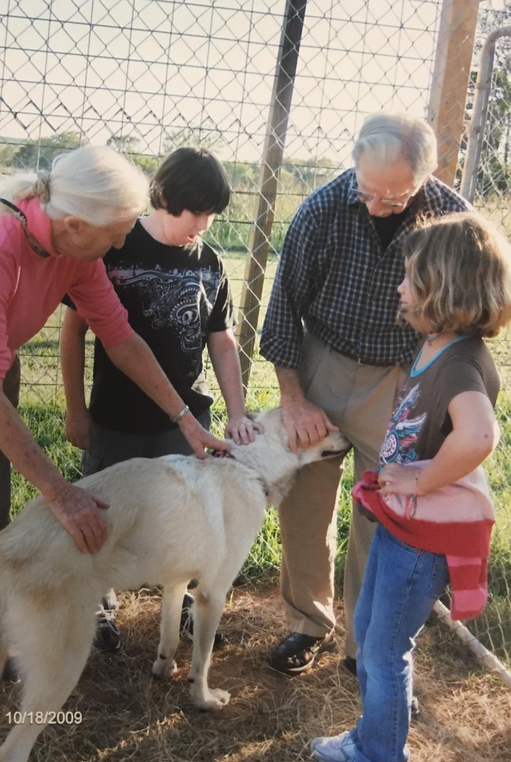St. Francis Wolf Sanctuary with Mason and Rachel, 2009