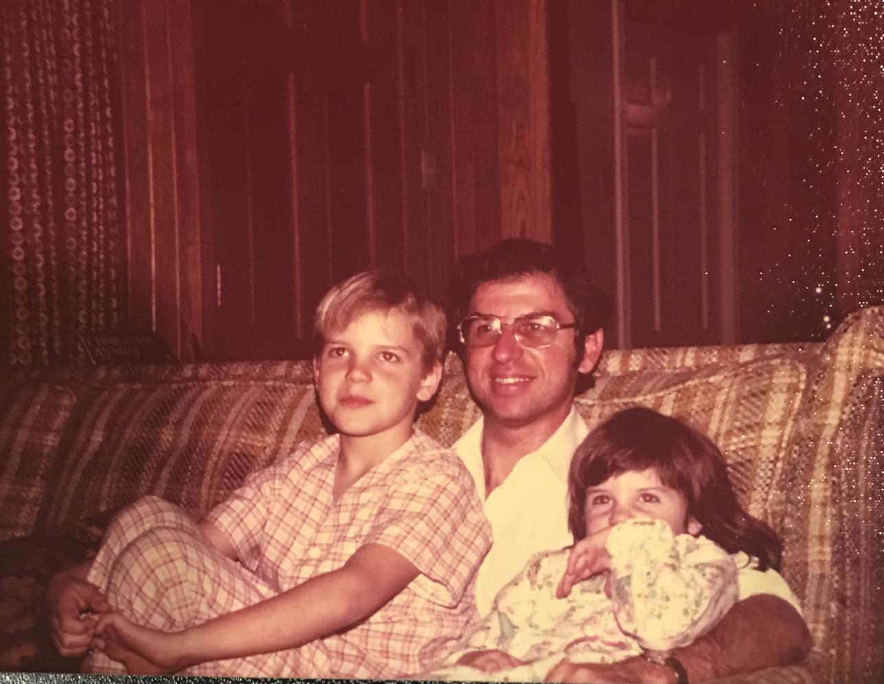 Christmas 1977 with Doug and Jennifer