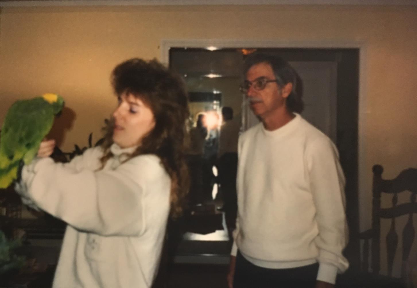 Jennifer and Pepper, Christmas 1991