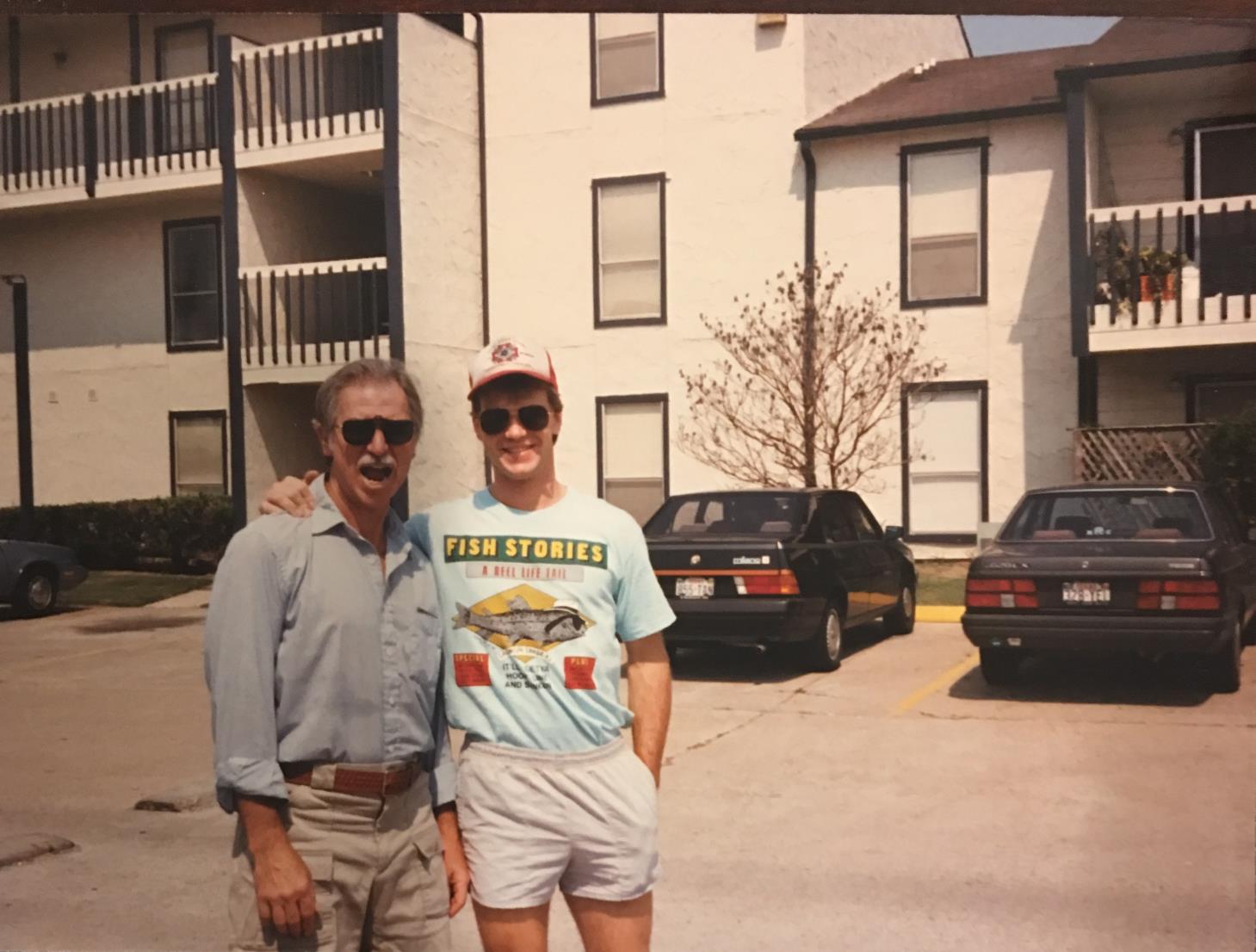 Doug's 23rd birthday, 1990.