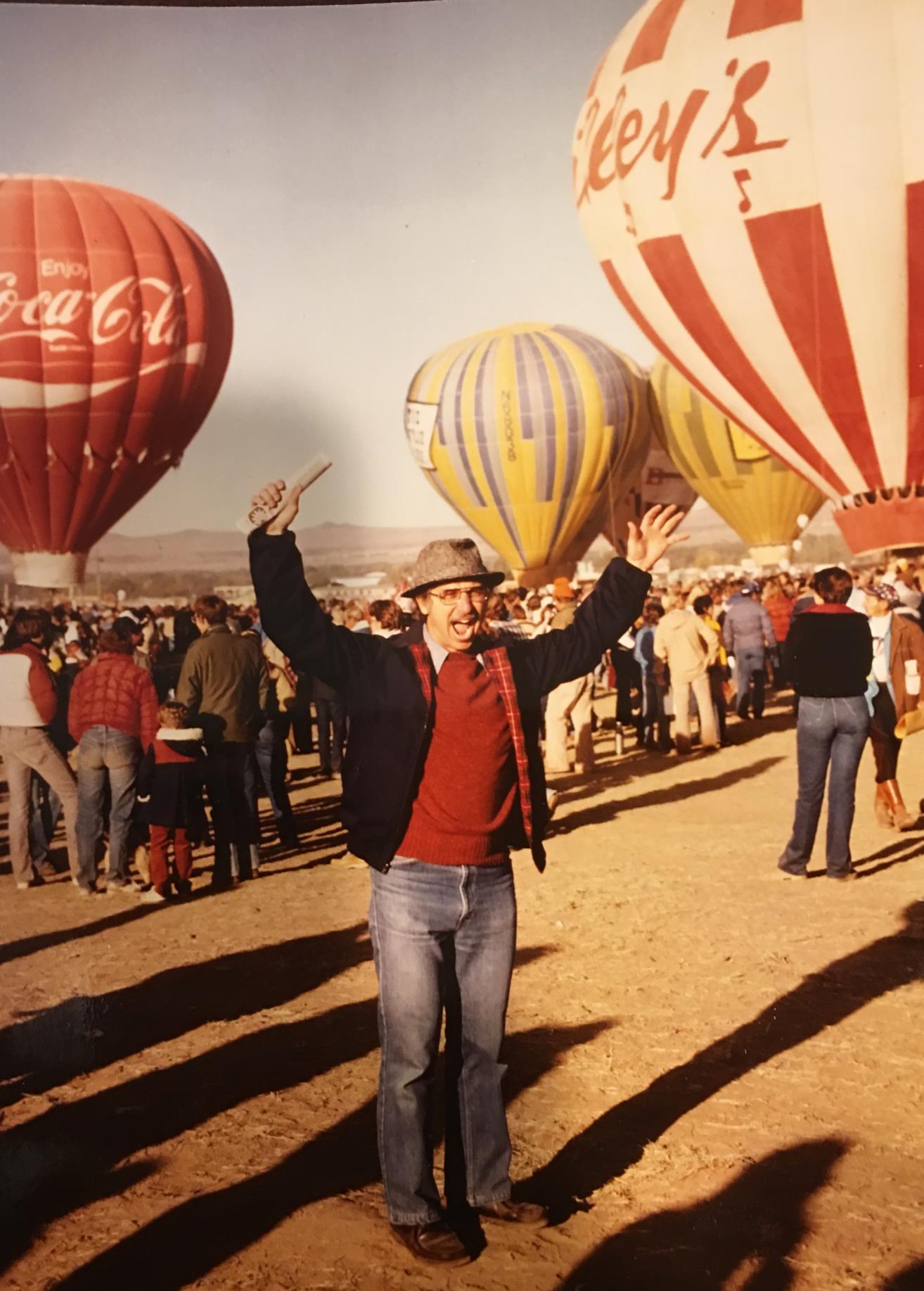 Albuquerque hot air balloon festival, 1982