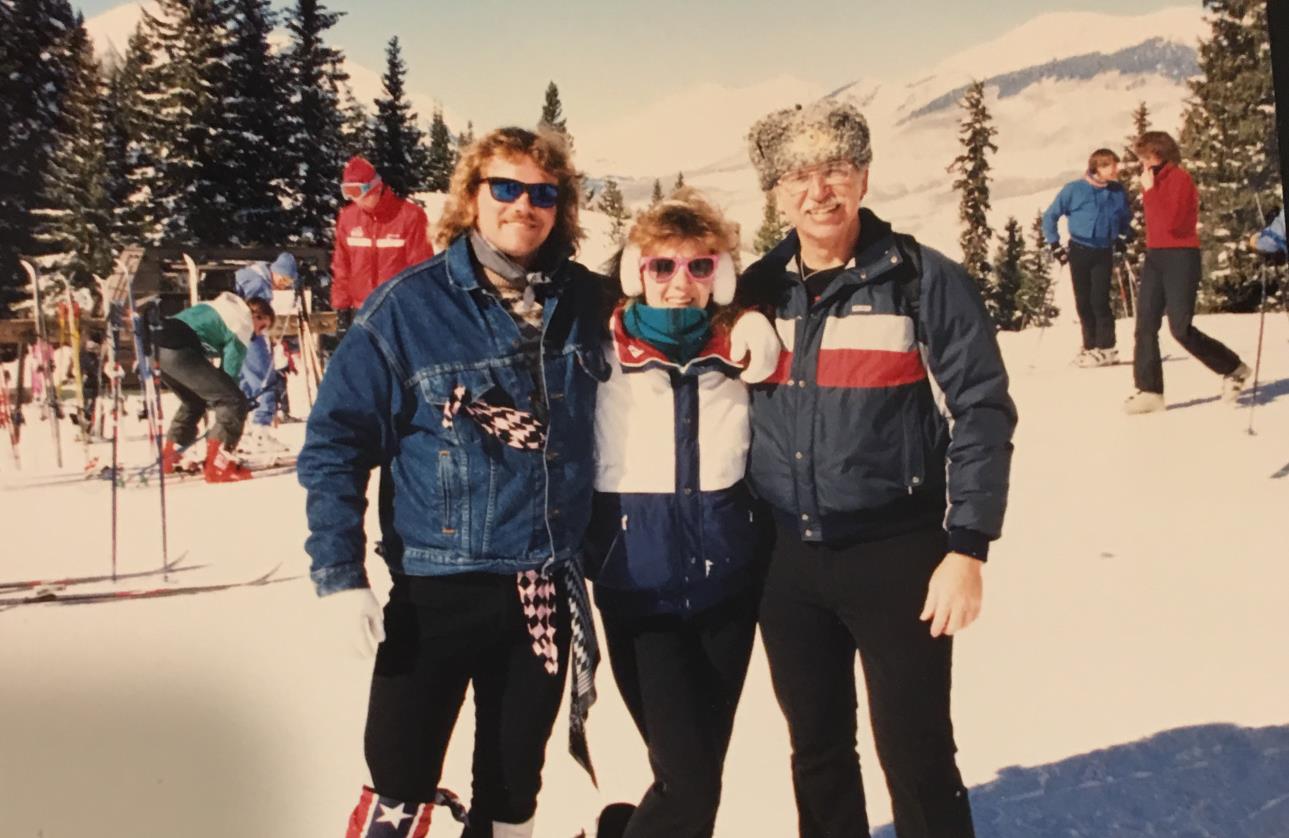 Ski trip with Jenny and Doug, late 1980s