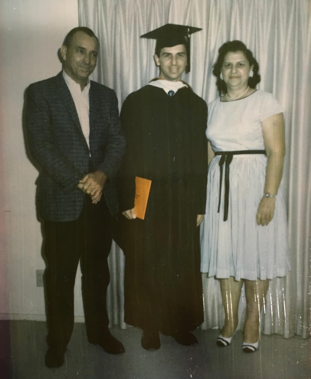 Thomas Jefferson High School graduation, Port Arthur, Texas 1959.