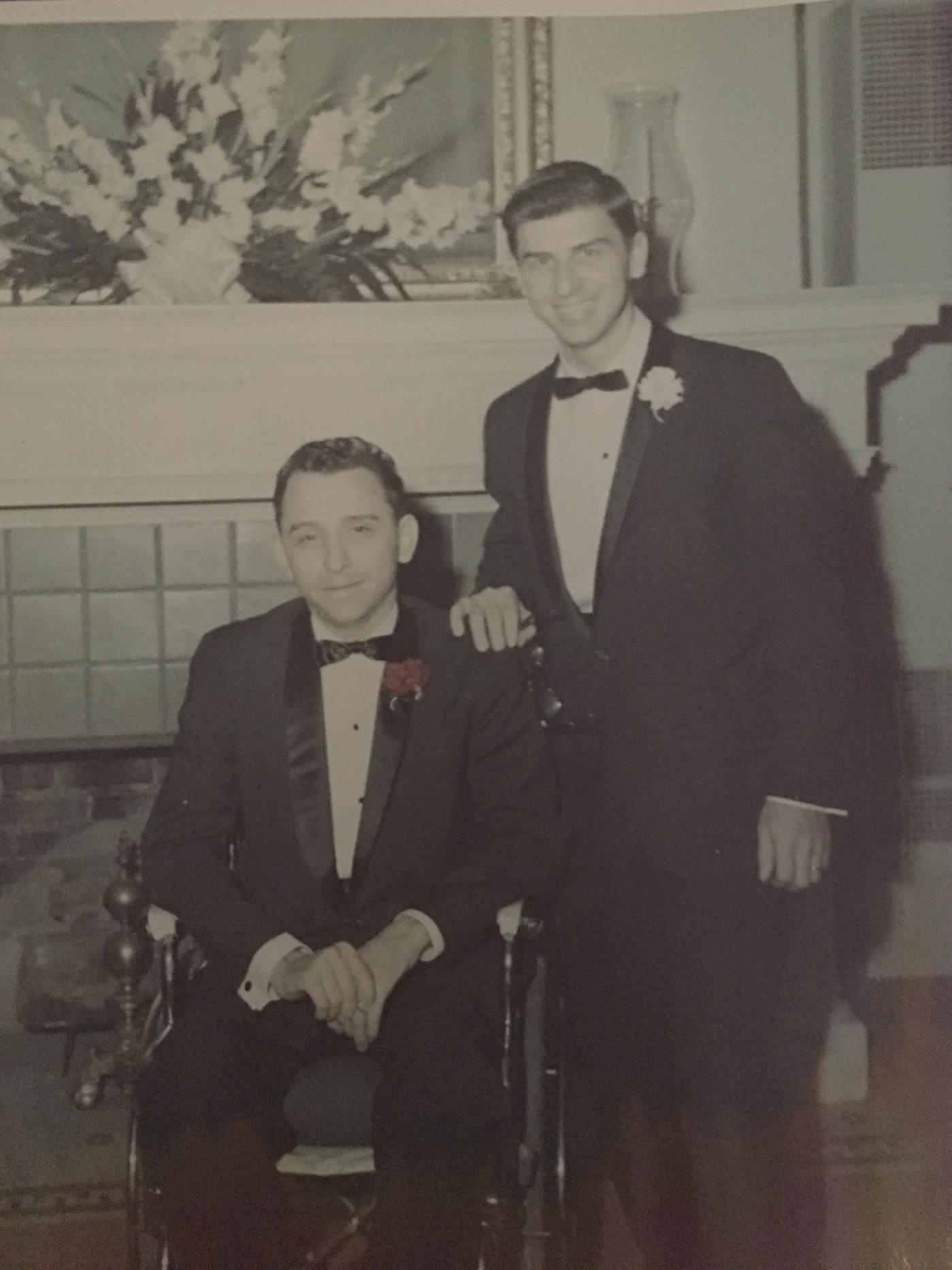 Eugene and his brother, Frankie.