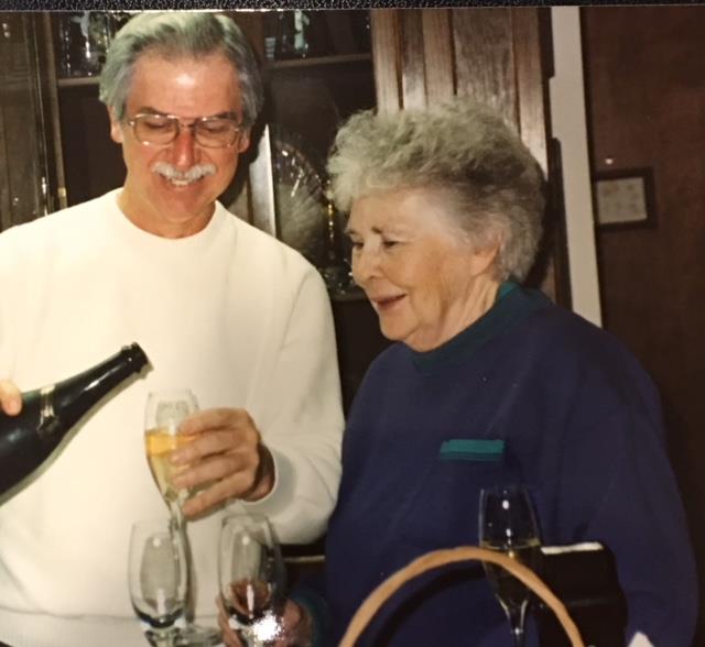 Marty's Mom, Jean Fox, who loved him like a son not a son-in-law, 1990.