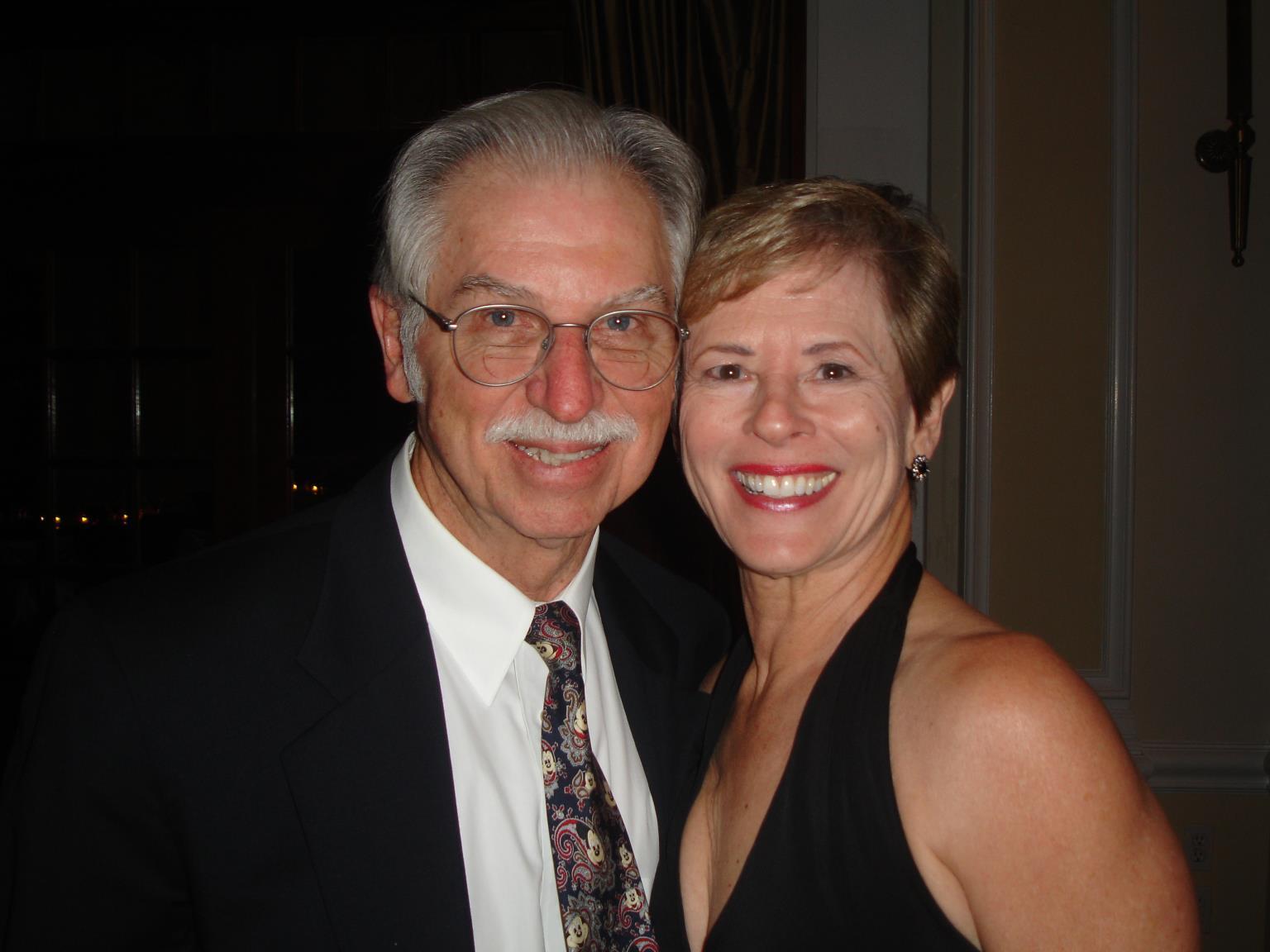 His favorite picture of us, taken by Ann Smith, during bodybuilding days, 2003