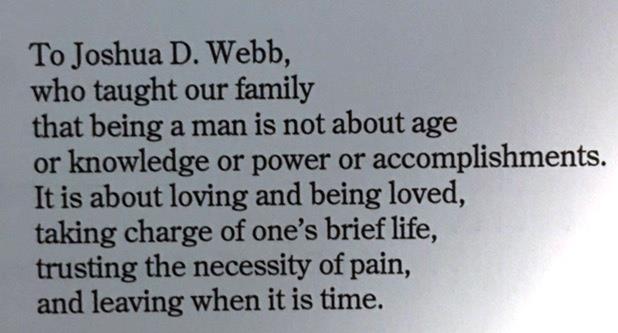 Dedication of "Men Are No Damn Good, Pending Further Research", 1996