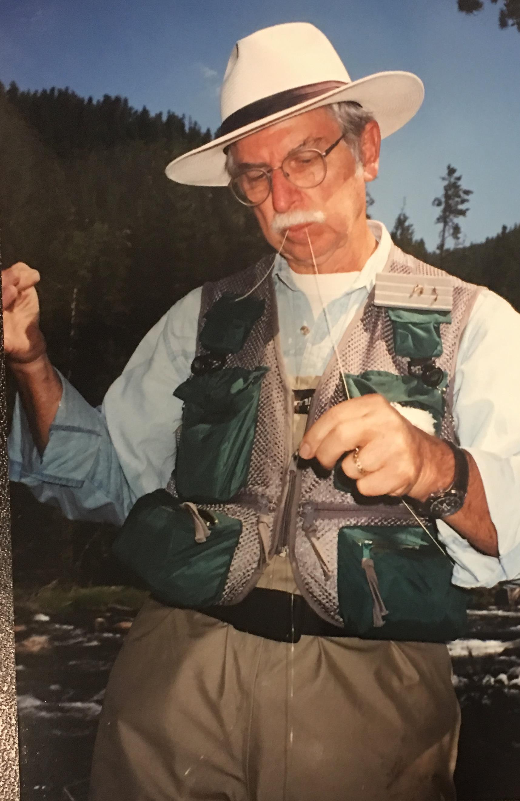 Endless patience, here flyfishing