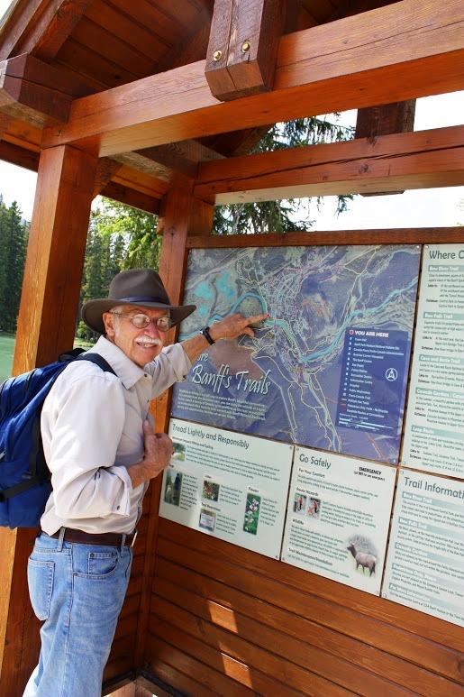 Banff map adventure, 2014.