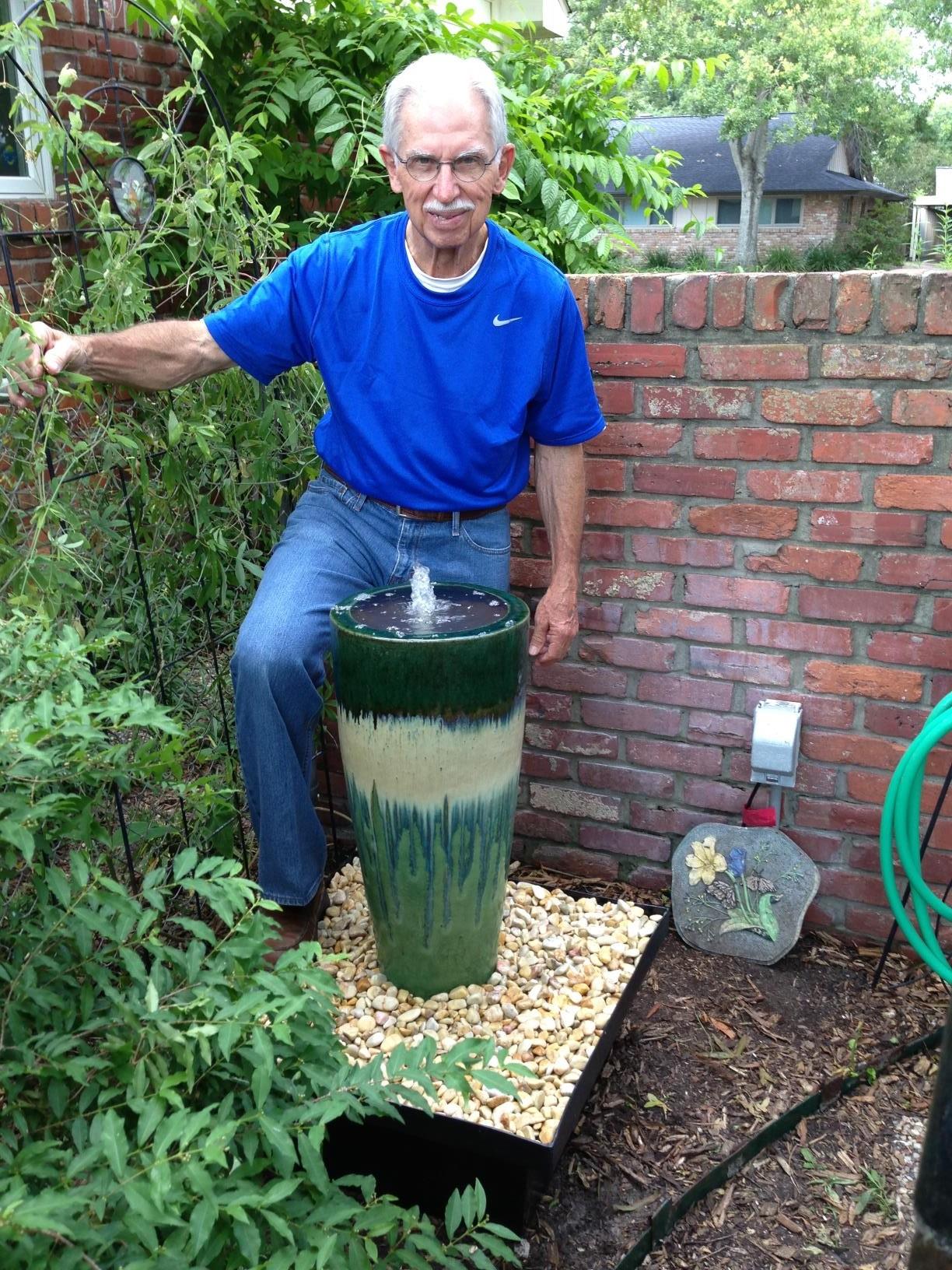 New ceramic fountain, 2013.
