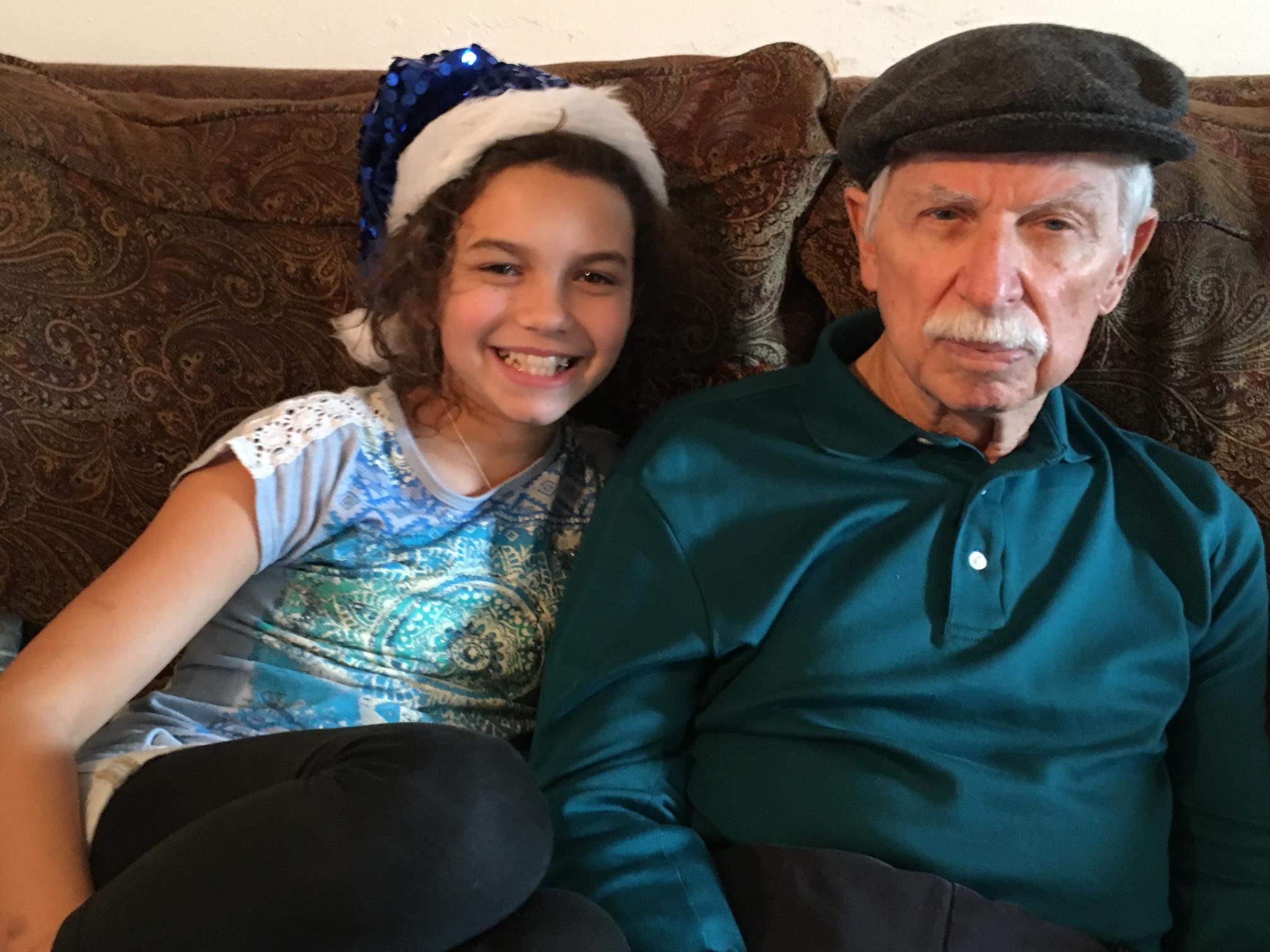 Granddaughter Christina Webb, Christmas 2015