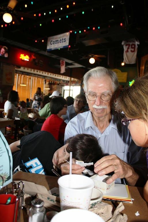 Mason and Papa, Father's Day, 2011.