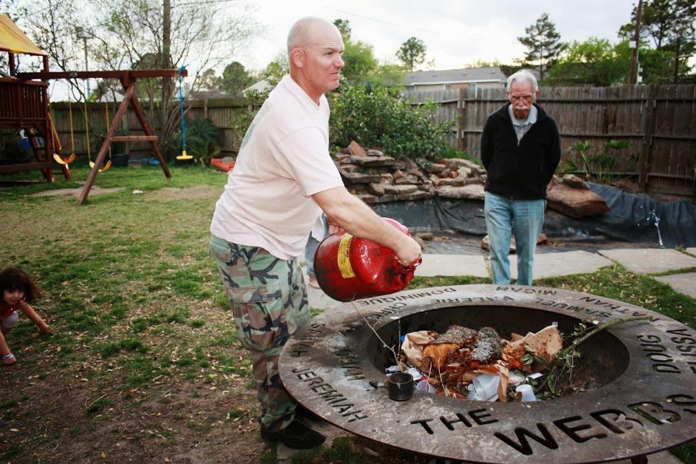One of many Webb nation fire pits, 2013.