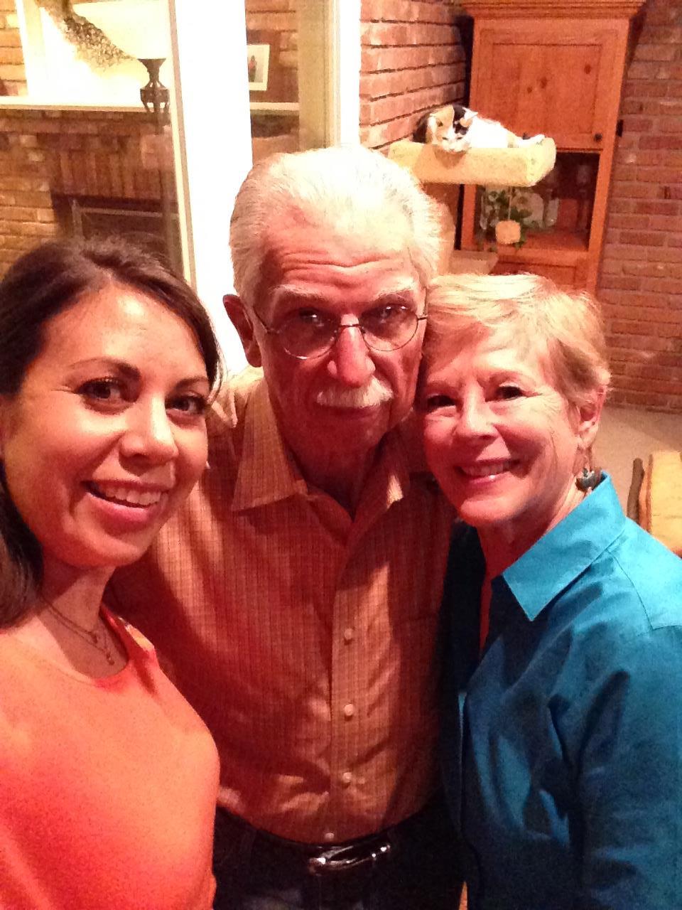 With Marty and Jennikate Estavillo, 2014