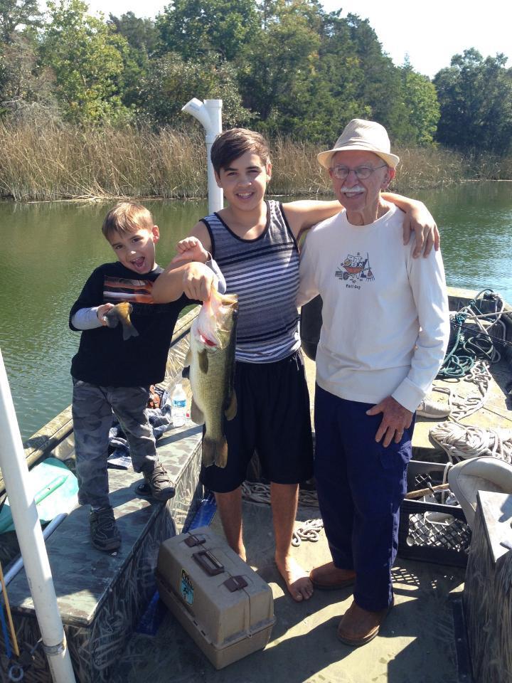 Last fishing trip, with the Webb family, 2015.