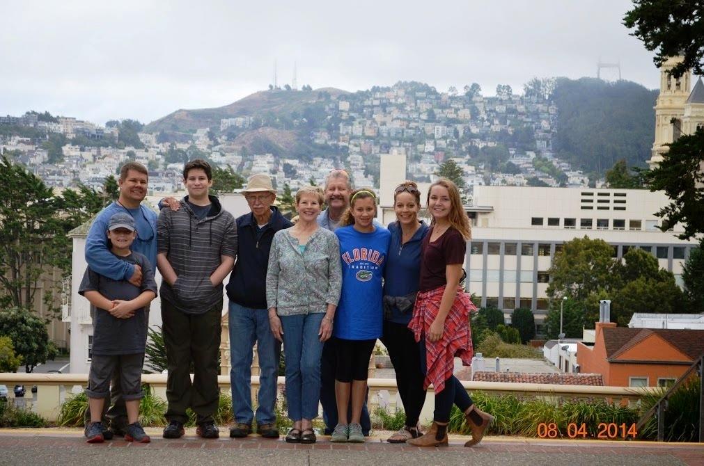View from USF Lone Mountain, 2014.