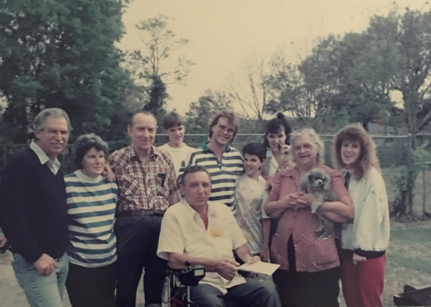 Webb family in Port Arthur, 1990