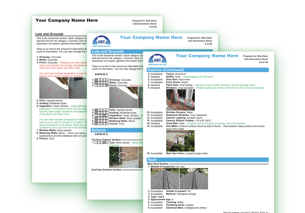 PalmTech Home Inspection Software