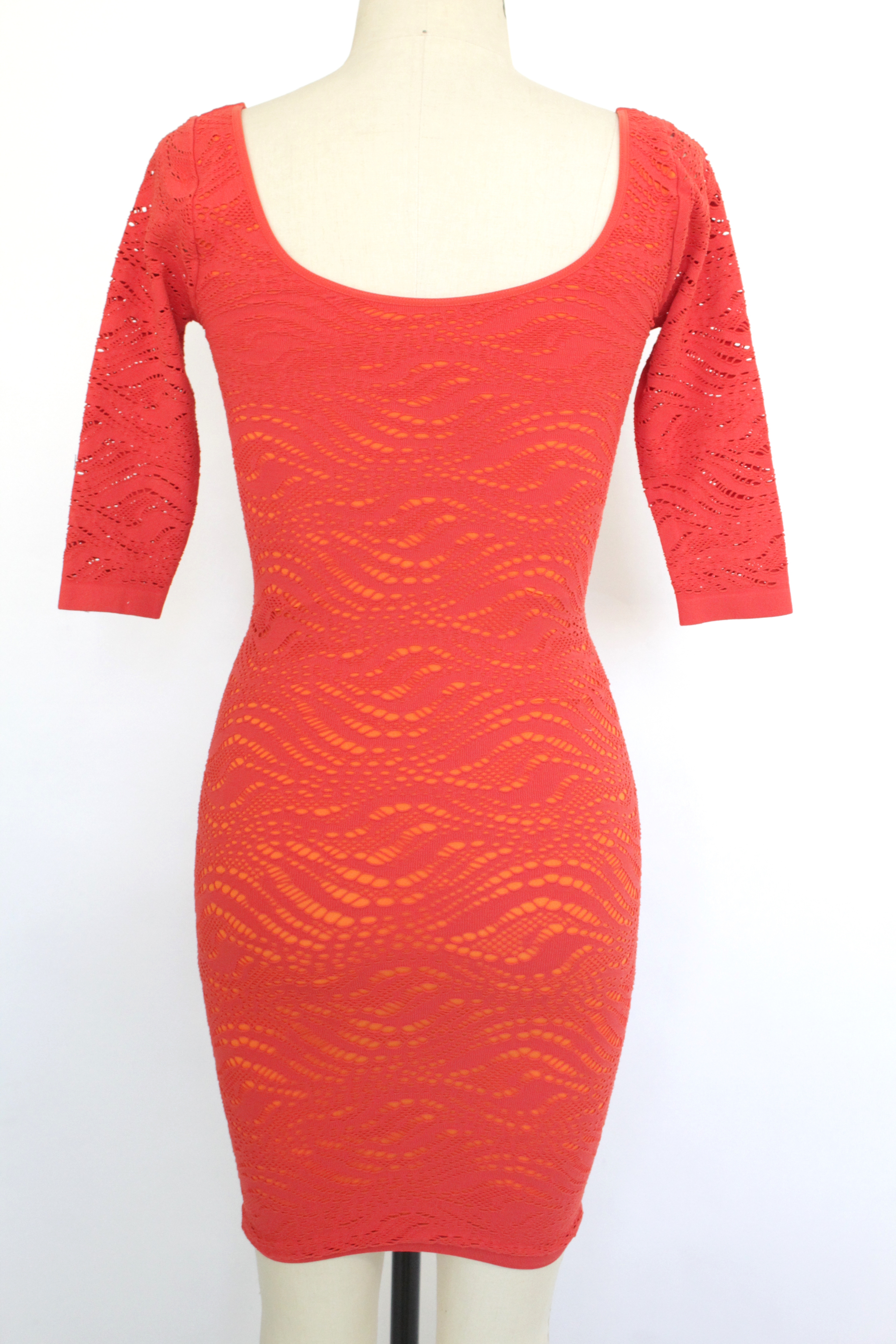 lined bodycon dress