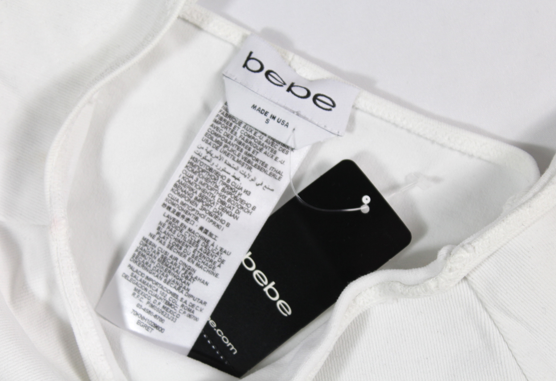 Nuevo Para Mujer Sin Costuras Bebe Manga Casquillo Fuera De La Los Hombros Top S Blanco 2nd Qlty 38 Ebay