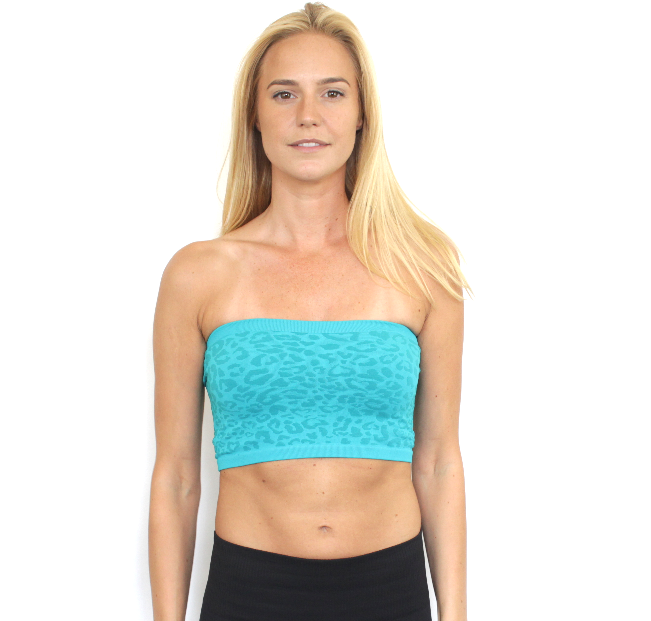 New Bebe Womens Stretchy Animal Leopard Print Strapless Bandeau Bras Xs L 23 Ebay