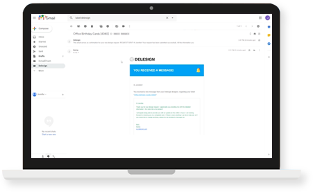 Demo Communication With Designer See what it's like to communicate with your designer through our demo.