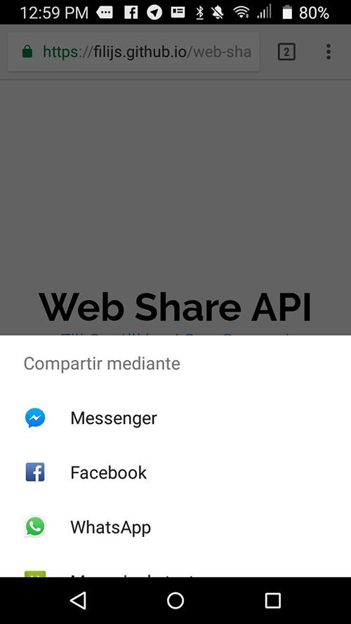 Web Share API