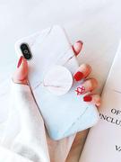 Marble Effect iPhone Case with Phone Holder