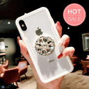 Transparent iPhone Case with Phone Holder