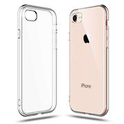 Crystal Transparent Shock Absorption TPU Rubber Gel Case (Clear) compatible with iPhone 7/8