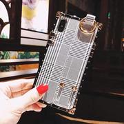 Fashion Grid Wrist Strap iPhone Case