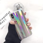 Silver Laser Beam iPhone Case