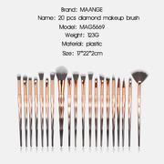 20Pcs Wire Color Make up Brush
