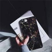 Golden Foil Marble Effect iPhone Case