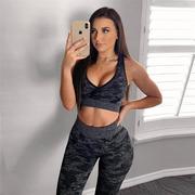 Hip-Lifting Floral Cami Top & Pants Sports Yoga Set