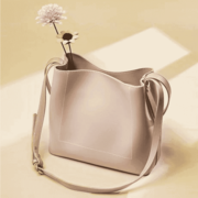 Slim Strap Large Soft Leather Shoulder Bag