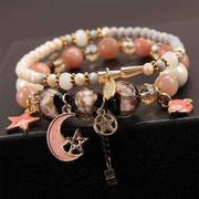 Star Moon Glass Bracelet
