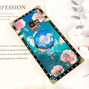 Floral Printed Phone Case for Samsung with Phone Holder