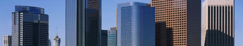 View of downtown office buildings