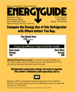 EnergyGuide Label